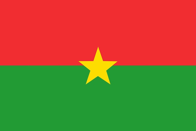 Vlag van Burkina Faso vlag van Burkina Faso vorm