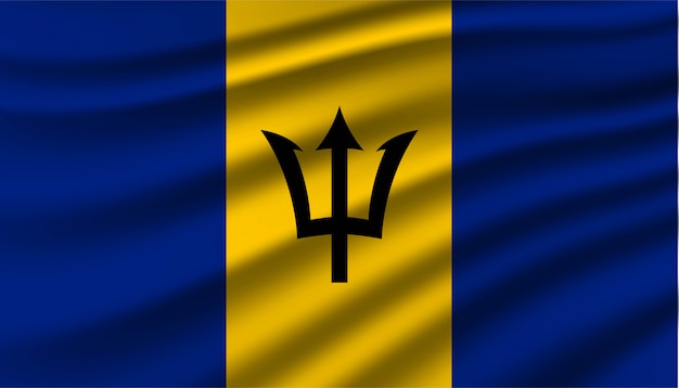 Vlag van de achtergrond van de Bahama's.