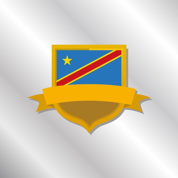 vlag van de democratische republiek congo