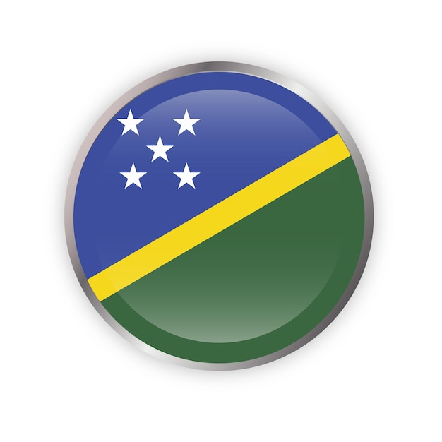 Vlag van de Salomonseilanden rond