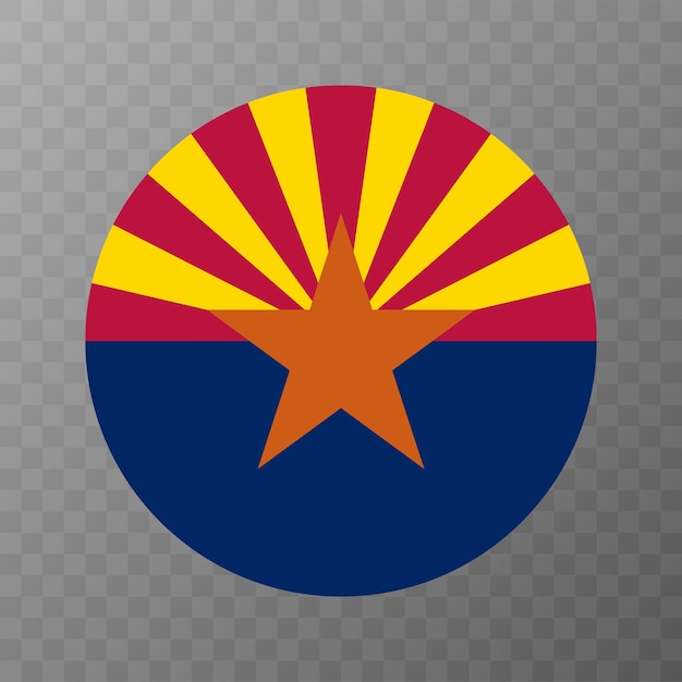 Vlag van de staat Arizona Vector illustratie