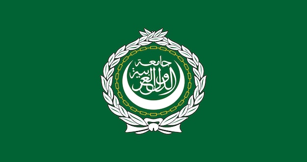 Vlag van de vector afbeelding van de Arabische Liga