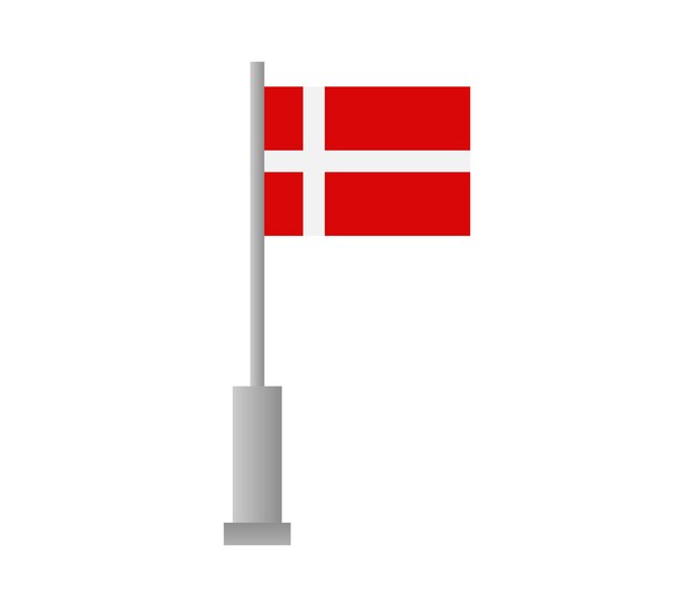 Vlag van denemarken