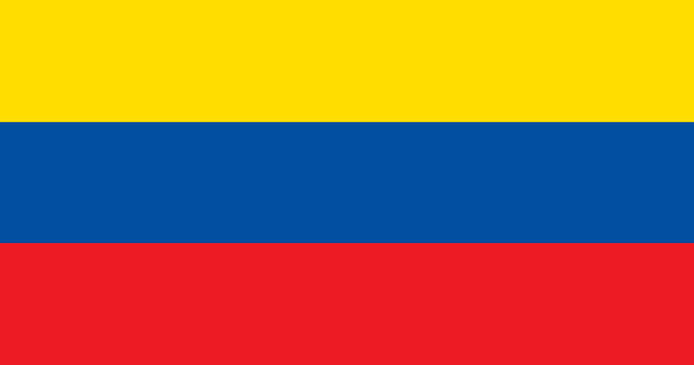Vlag van Ecuador in vector