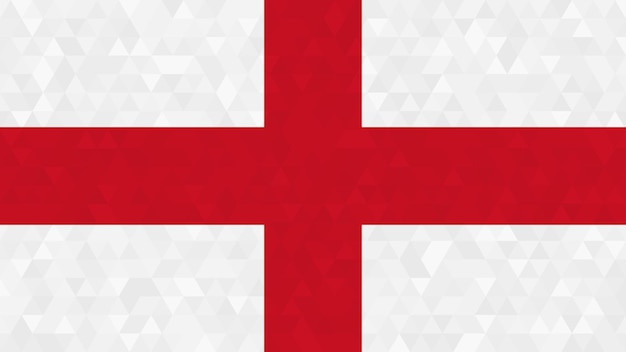 Vlag van engeland Geometrische achtergrond