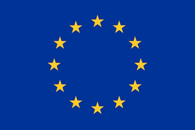 Vector vlag van europa europese unie
