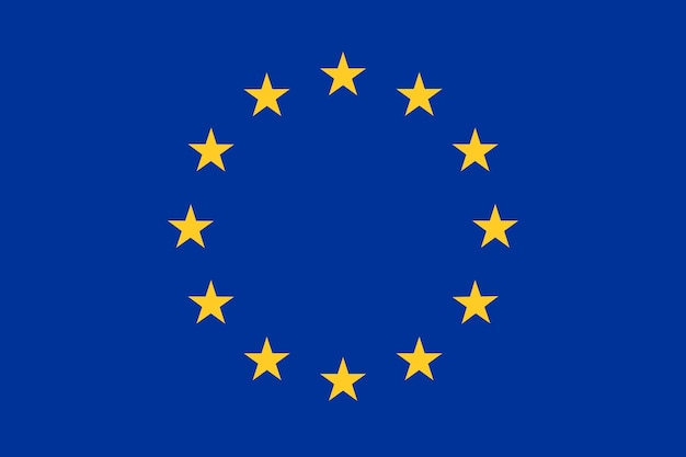 Vlag van europa europese unie