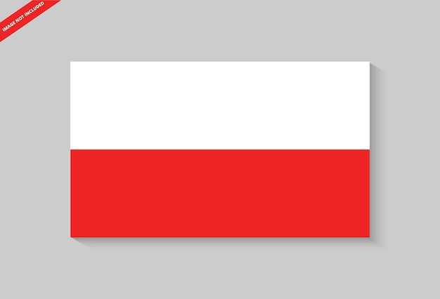 Vlag van het land van Polen