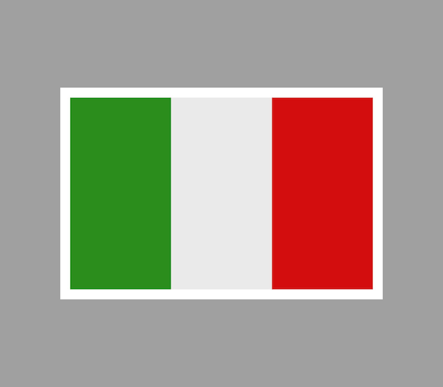 Vector vlag van italië