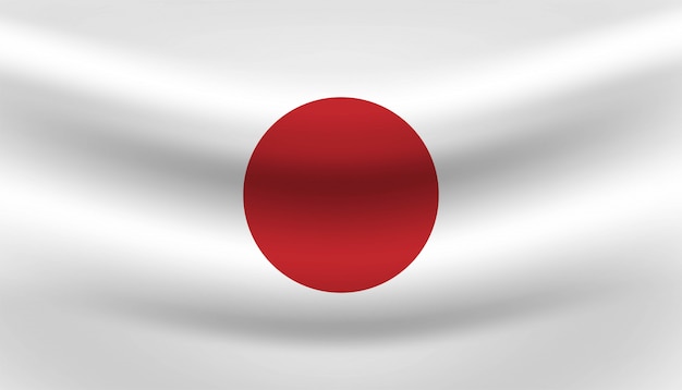 Vlag van Japan achtergrond sjabloon.