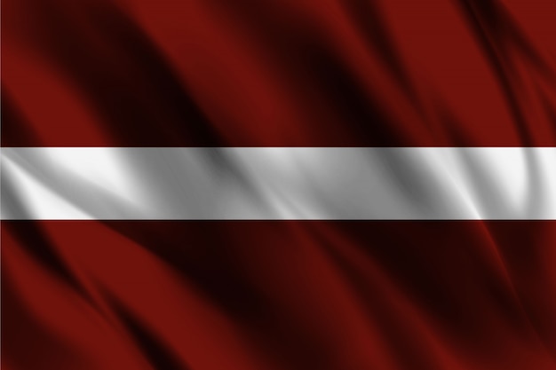 Vlag van letland zwaaien abstracte achtergrond