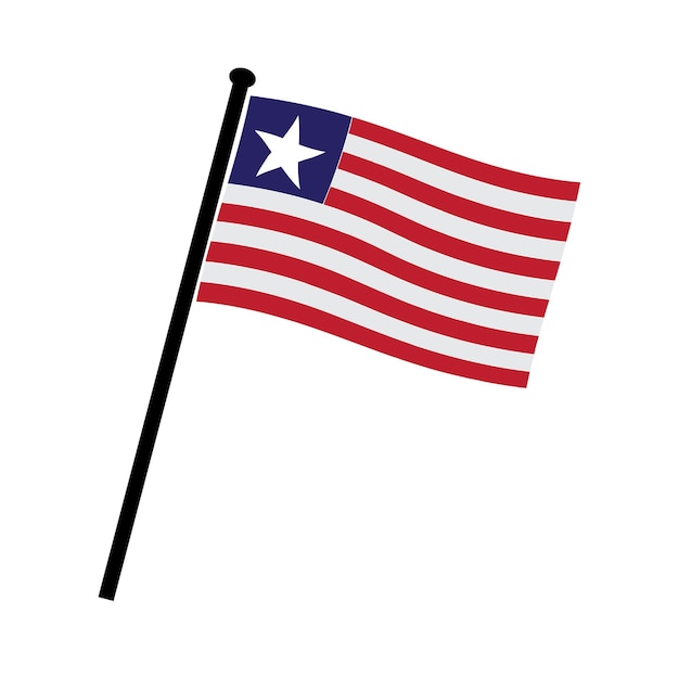 Vector vlag van liberia