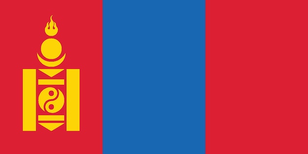 Vlag van Mongolië Vlagnatie