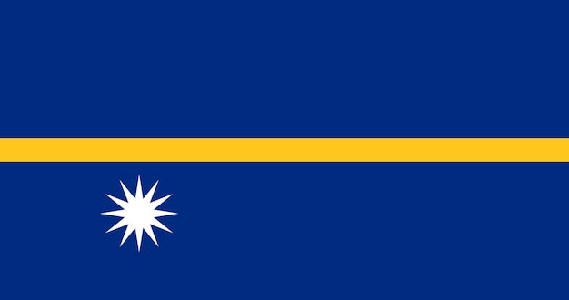 Vlag van Nauru in vector