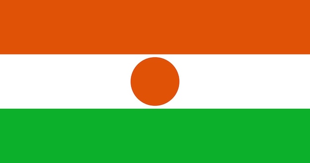 Vlag van Niger in Vector