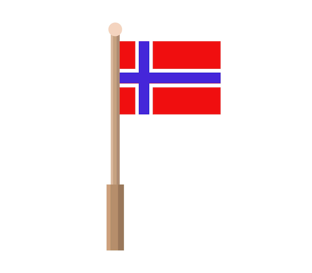 Vlag van noorwegen