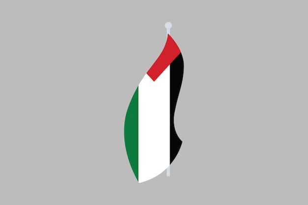 vlag van Palestina originele en eenvoudige vlag van Palestina vector illustratie van de vlag van Palestina