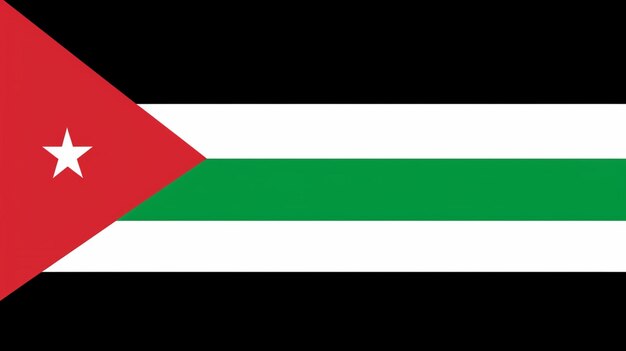 Vector vlag van palestina vector