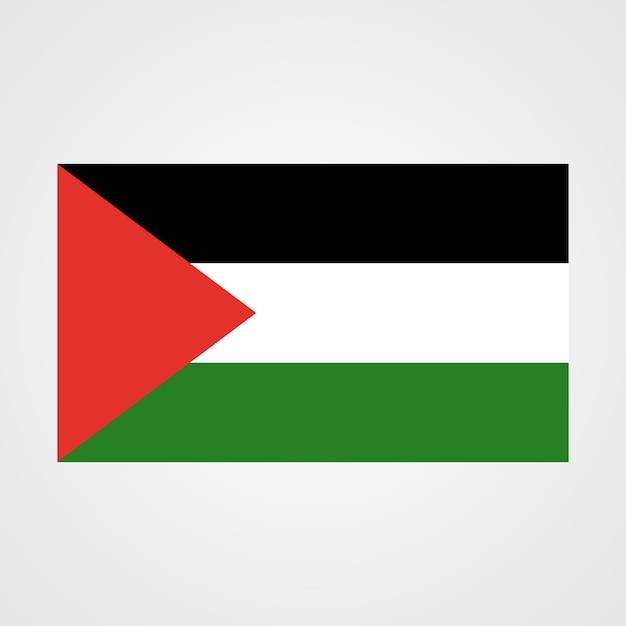 Vector vlag van palestina