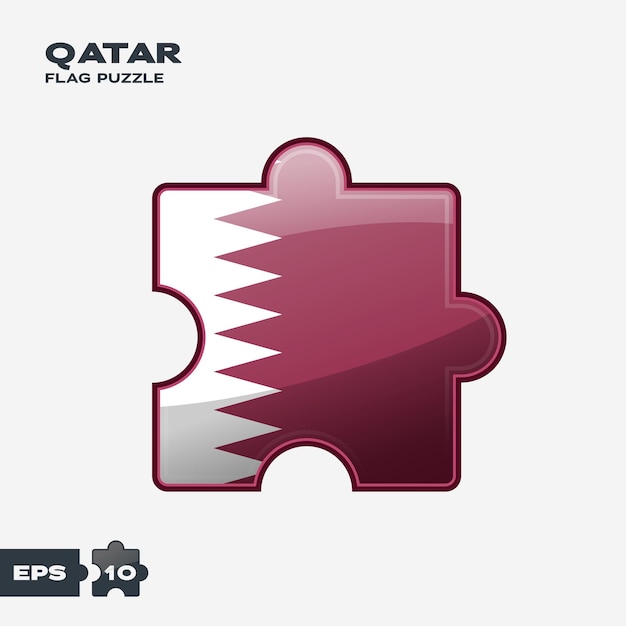 Vlag van Qatar puzzel