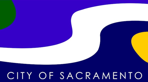 Vlag van Sacramento Californië