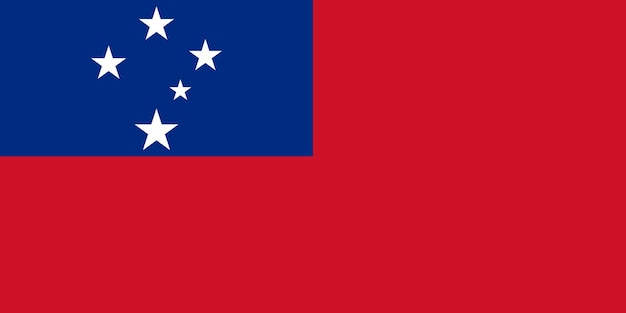 Vlag van Samoa Vlagnatie