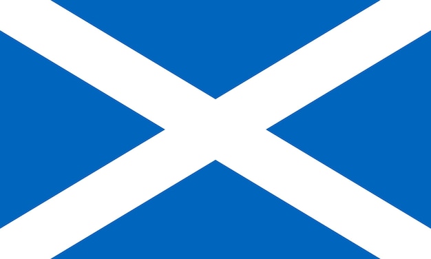 Vlag van Schotland vectorillustratie