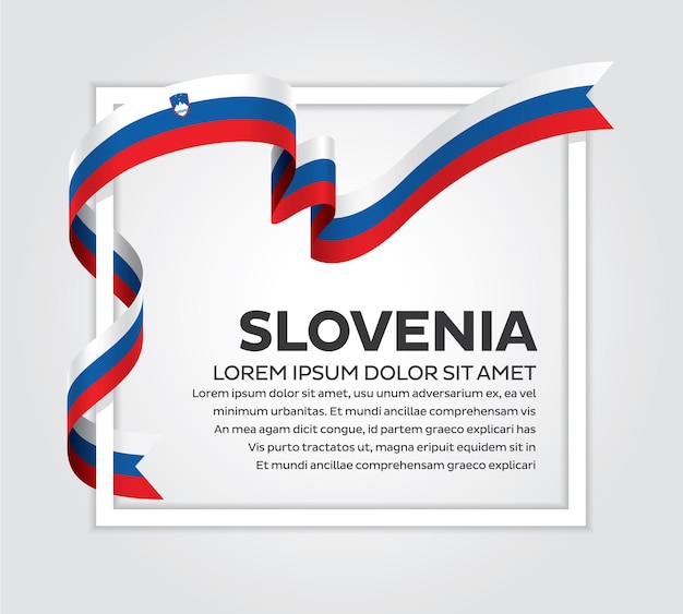 Vlag van Slovenië vector