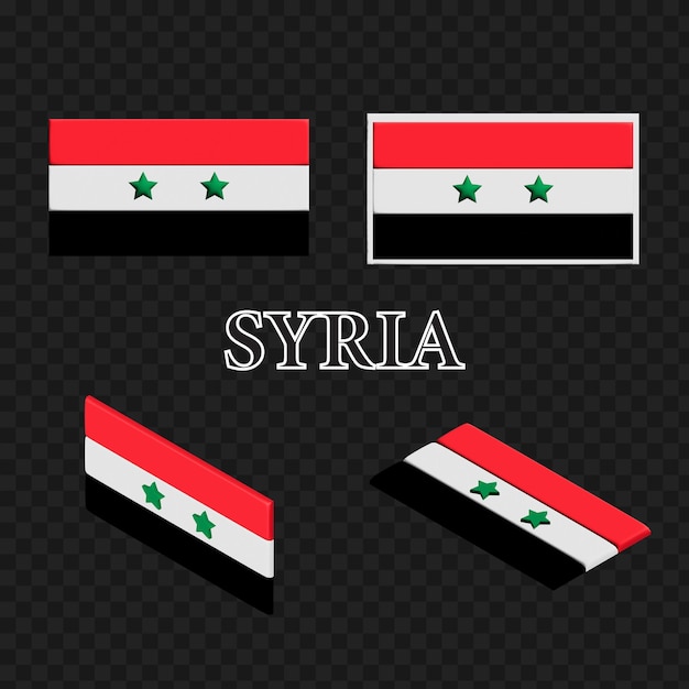 Vector vlag van syrië