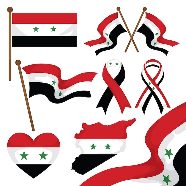 vlag van syrië