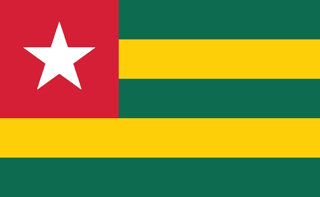 Vlag van Togo Vlagnatie