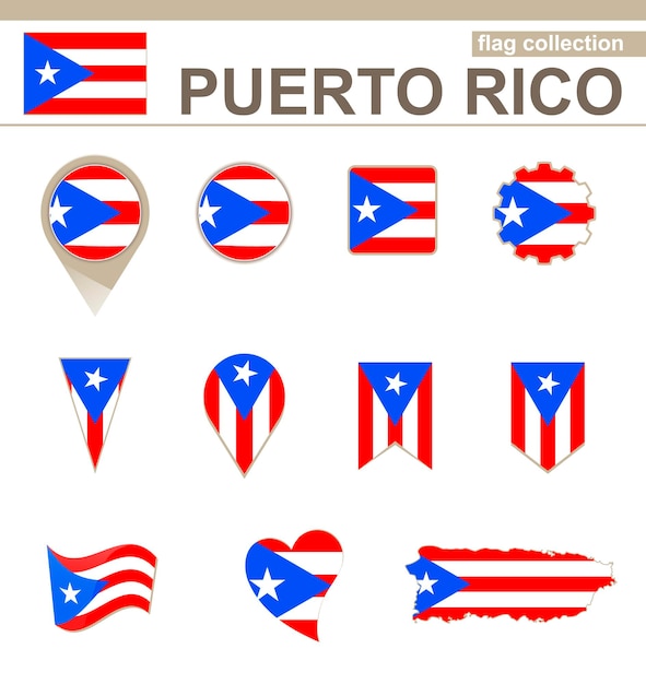 Vlaggencollectie van Puerto Rico, 12 versies