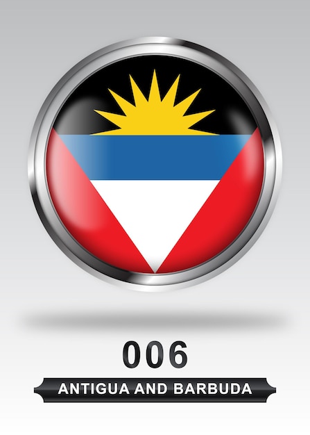 Vlaggenpictogram van Antigua en Barbuda