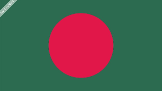 Vector vlagontwerp van bangladesh voor victory day 16 december 26 maart 21 februari drukbare exacte kleur