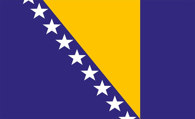 Vlagontwerp van Bosnië en Herzegovina