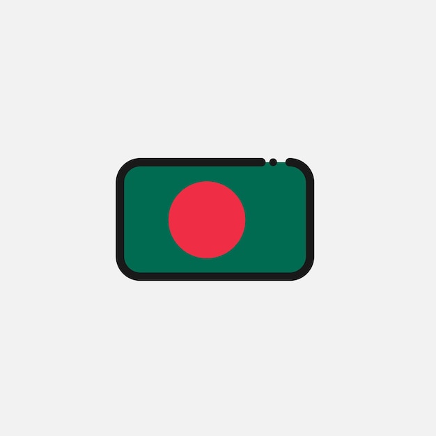 Vlagpictogram van Bangladesh