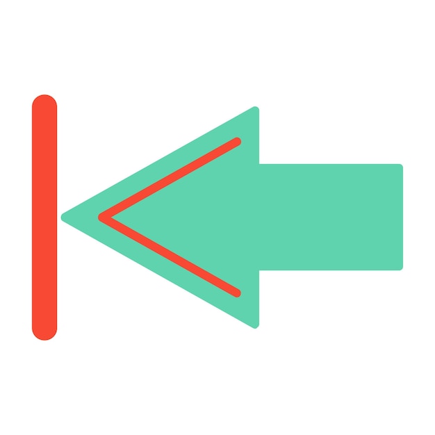 Vlak links pictogram
