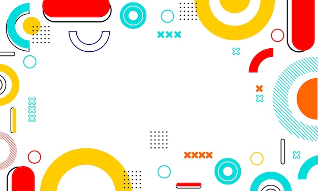 vlak ontwerp van abstracte geometrische achtergrond