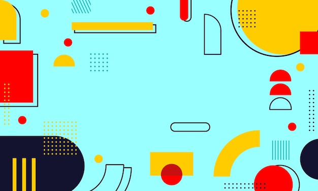 vlak ontwerp van abstracte geometrische achtergrond