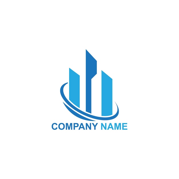 Vlak vector logo ontwerp sjabloon element voor bouw architectuur gebouw logo's