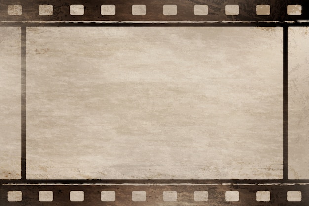 Vlakke achtergrond van oude film