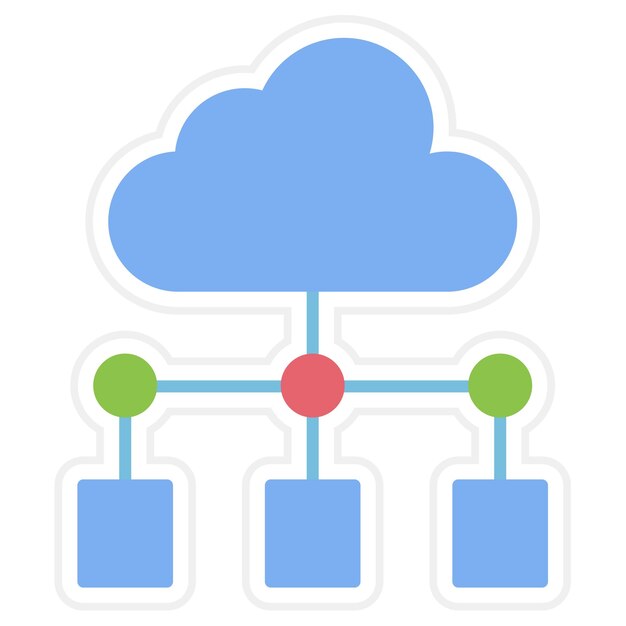 Vector vlakke illustratie van het intranet