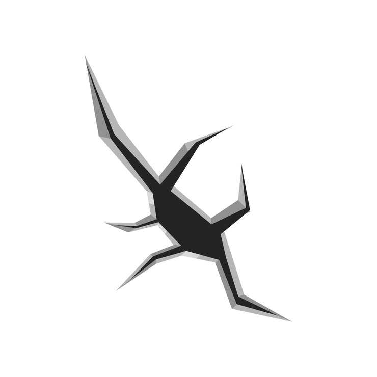 Vector vlakke scheurvectordecoratie