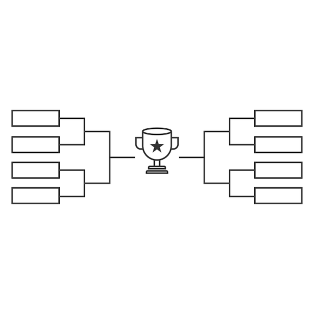 Vlakte ontwerp van de matchchart