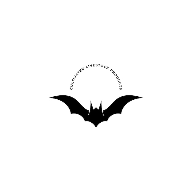 vleermuis dier vector pictogram logo sjabloon illustratie ontwerp.