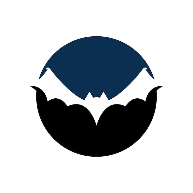 Vleermuis ilustration vector logo pictogrammalplaatje