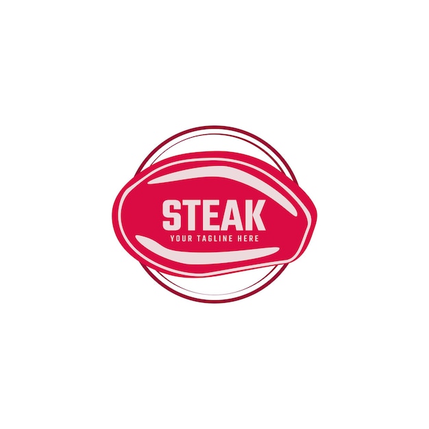 vlees logo's kwaliteit vers vlees icoon concept