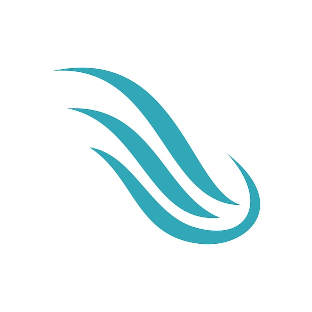 Vleugel Swoosh Logo Template Illustratie Ontwerp Vector EPS 10