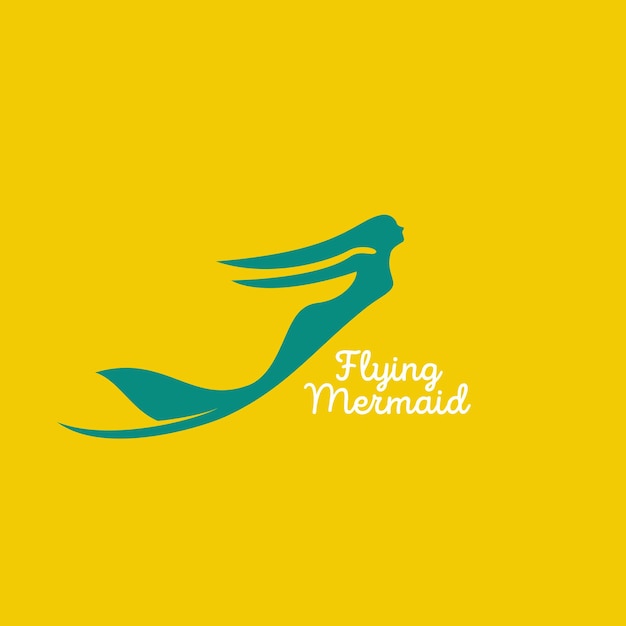 Vliegend zeemeermin-logo