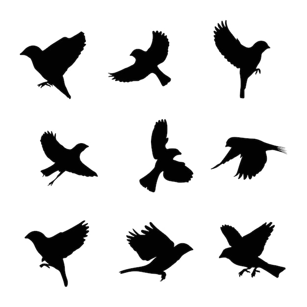Vliegende mus animatie sequentie silhouet loop animatie sprite sheet